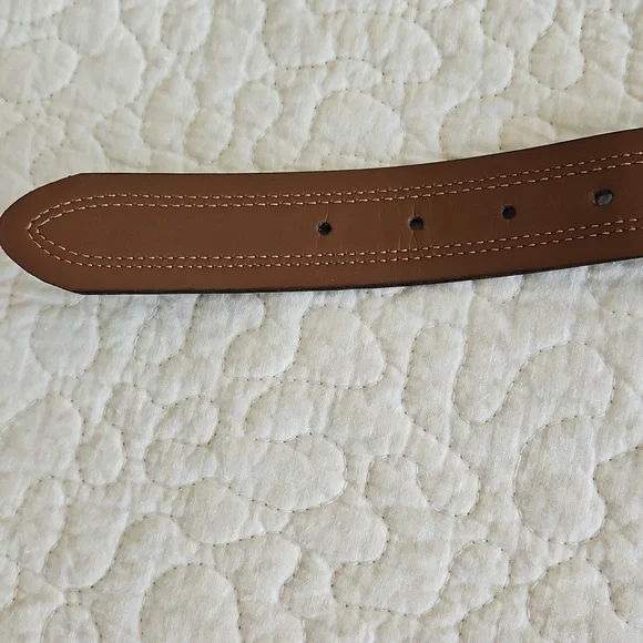 BOSCA Men's Black Leather Dress Belt Sz 36 - Picture 10 of 13